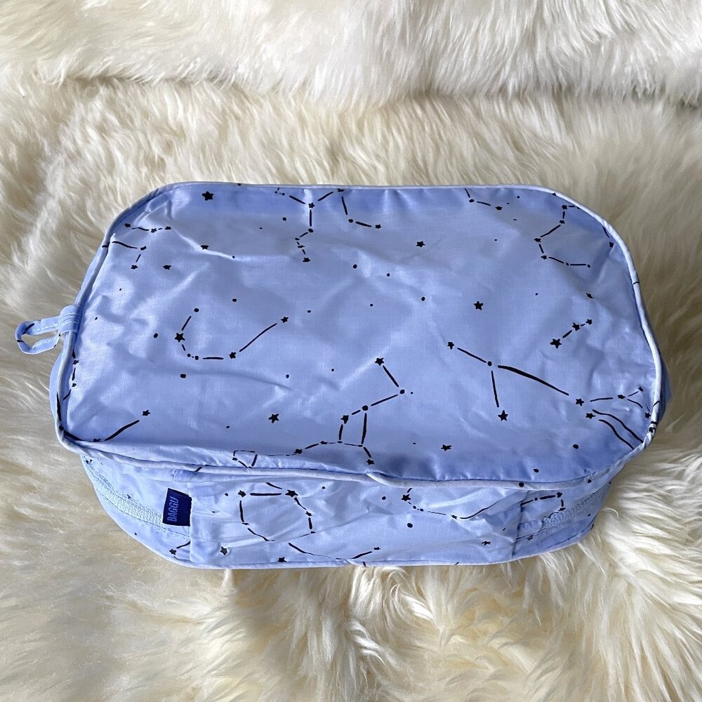 NWOT Baggu Packing Cube Small - Constellation Sky Blue (Night Sky)
